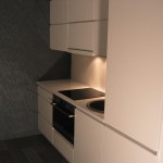 nowoczesne meble kuchenne lakierowane, pomysl na mala kuchnie, projekt kuchni Brzeziny